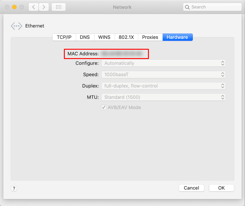 get videos off mac address used for